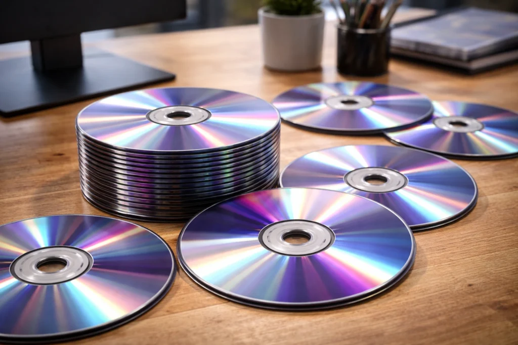 Tłoczenie płyt CD i DVD w tłoczni Akord Warszawa
